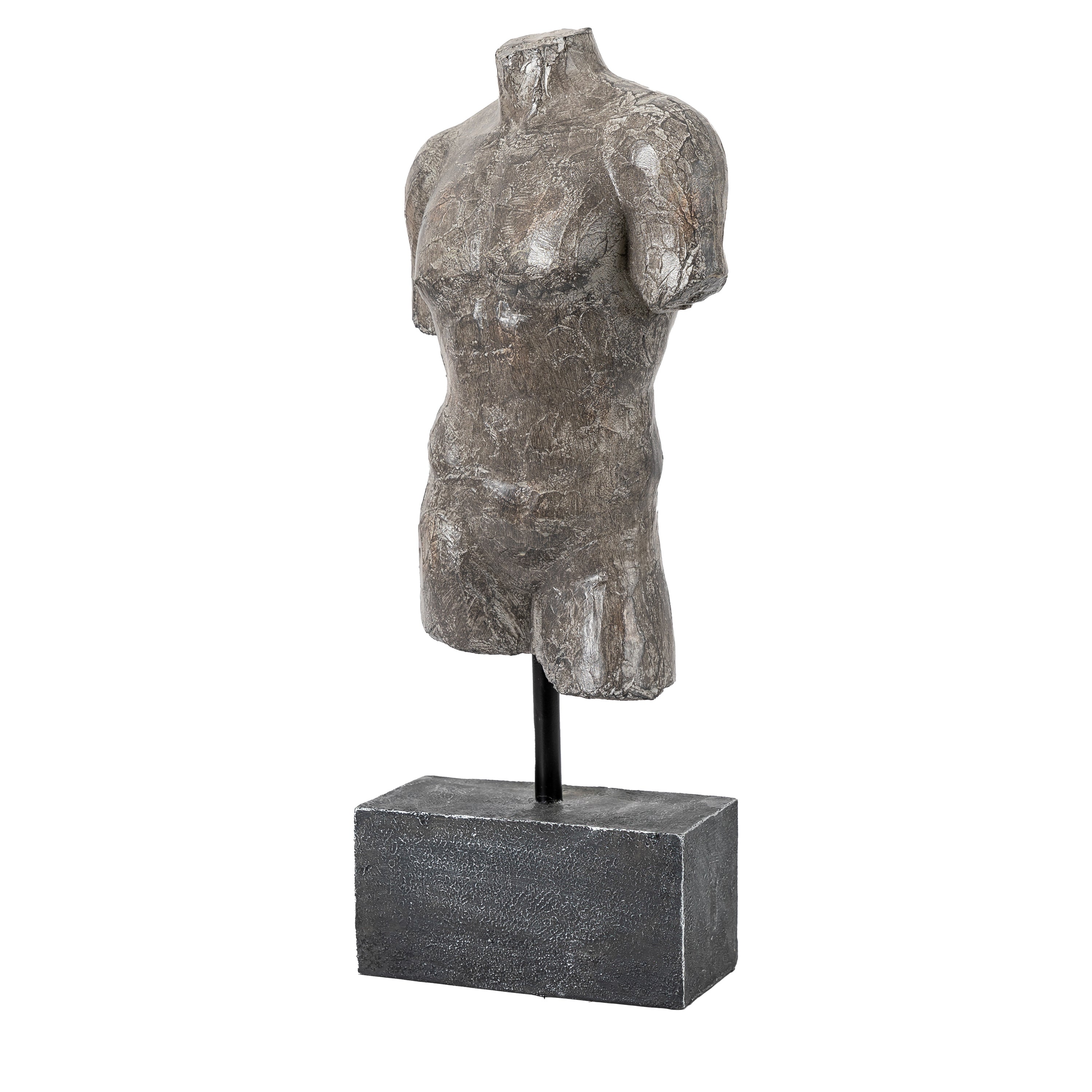 Adonis Grey Stone Male Sculpture Large